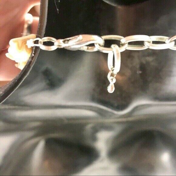 Bundle of 2 Necklaces Amethyst & Stone Jewelry Mother of Pearl Style Stones - Picture 3 of 7